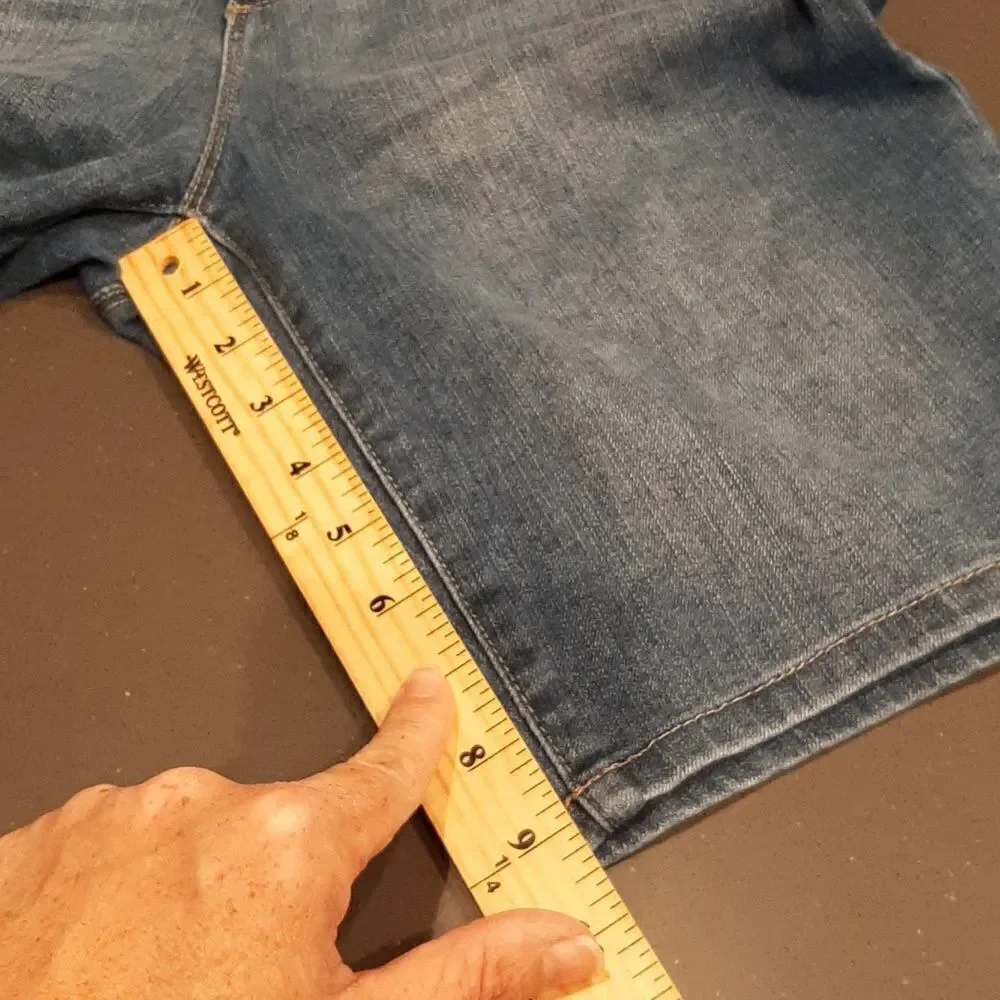 D. JEANS Denim Bermuda Shorts